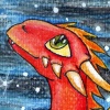 Dragon and moon