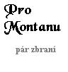 Zbrane pro montanu Brokovnice a NG-01